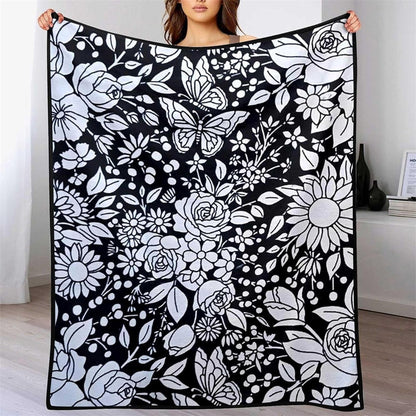 DIY Drawing Blanket – Customizable Plush Doodle & Coloring Blanket