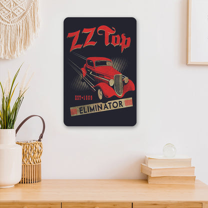 ZZ Top - Vintage Metal Signs(8*12Inch) - Vehicle