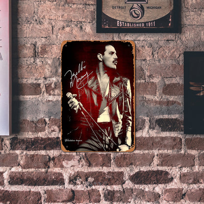 Freddie Mercury - Vintage Metal Signs(8*12Inch) - Music