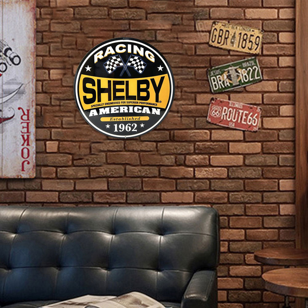 American Racing SHELBY - Round Metal Tin Signs(12*12Inch)