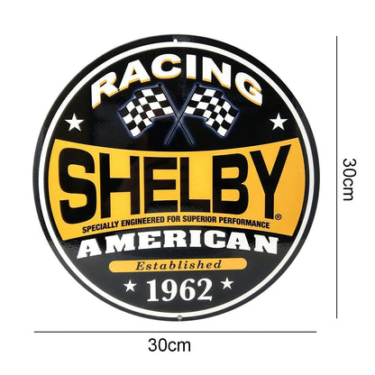 American Racing SHELBY - Round Metal Tin Signs(12*12Inch)
