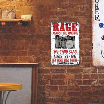 Rage Against the Machine - Vintage Metal Signs(8*12Inch) - Music