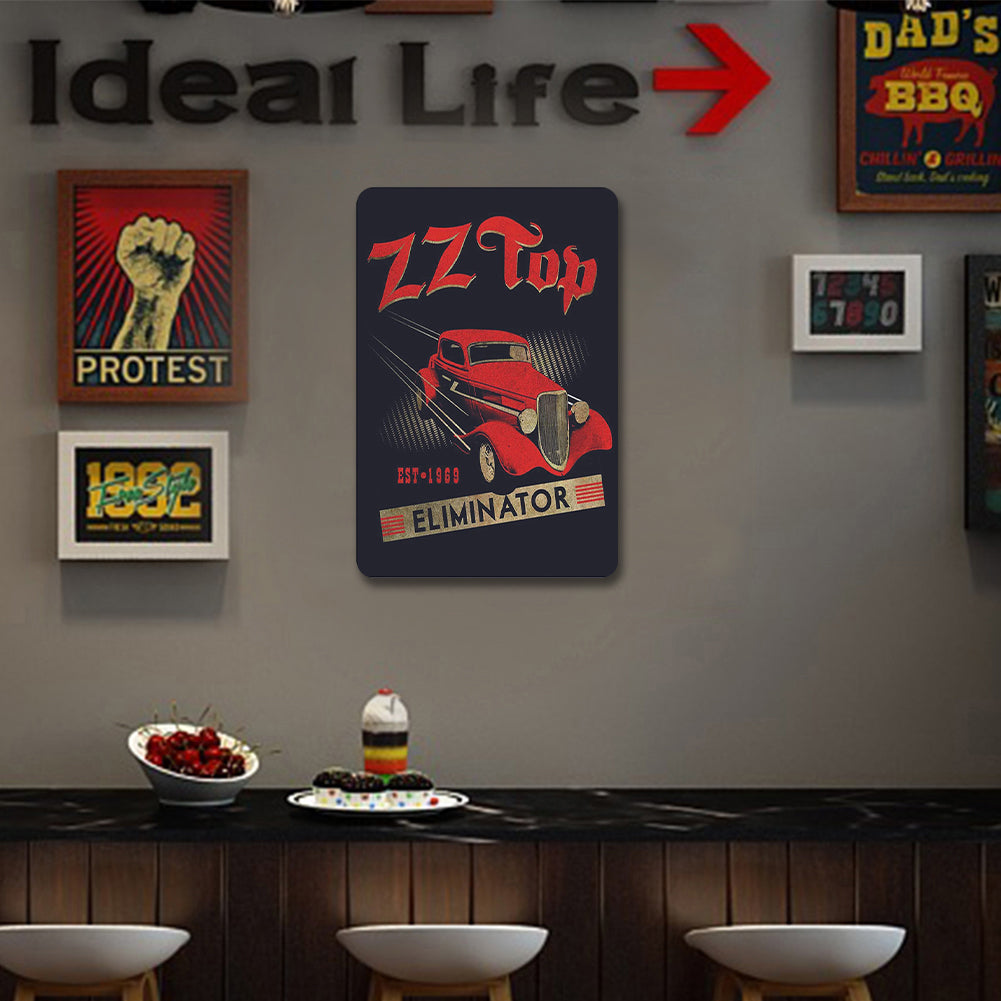 ZZ Top - Vintage Metal Signs(8*12Inch) - Vehicle