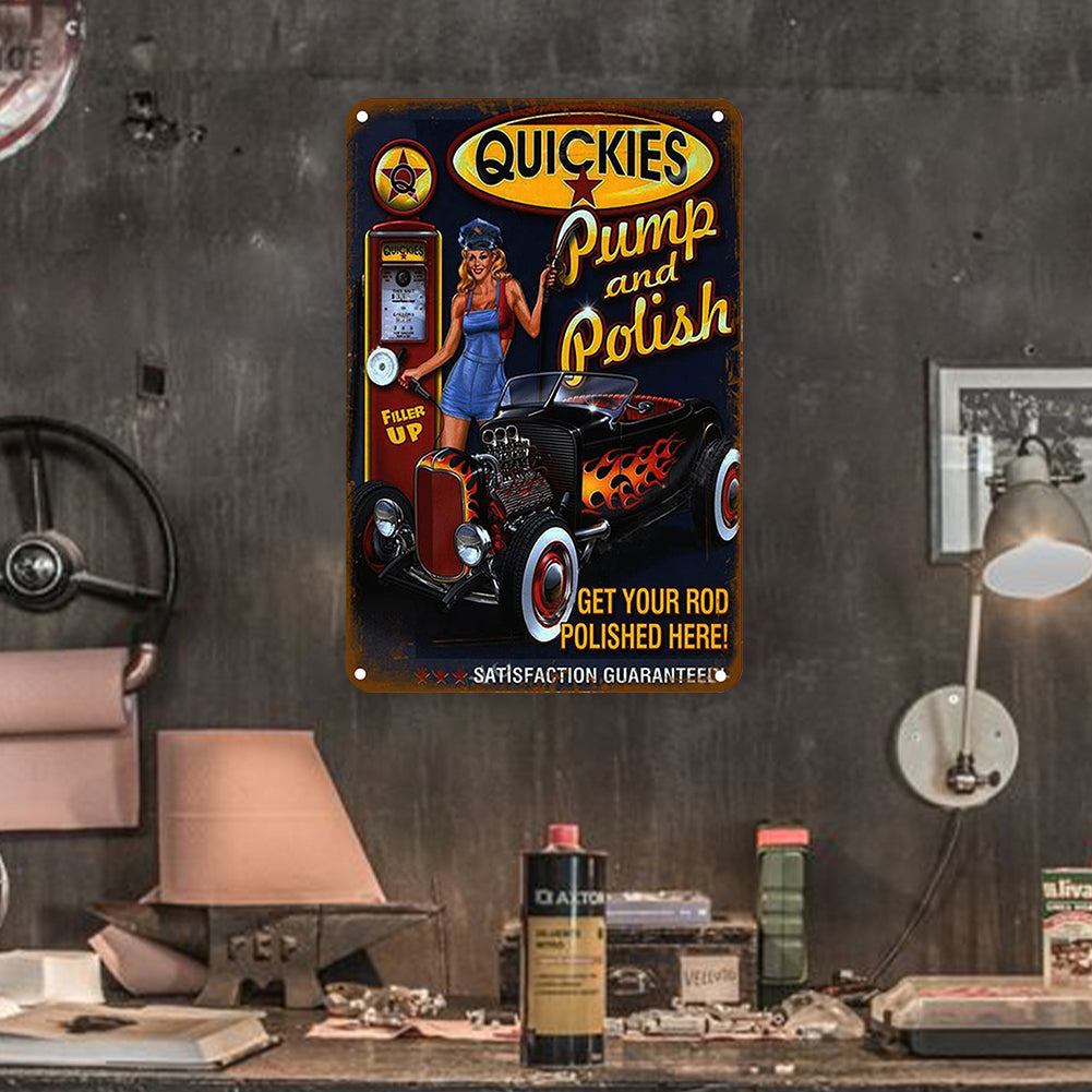 Car Model - Metal Tin Signs(8*12Inch/12*16Inch) - Garage&Transport