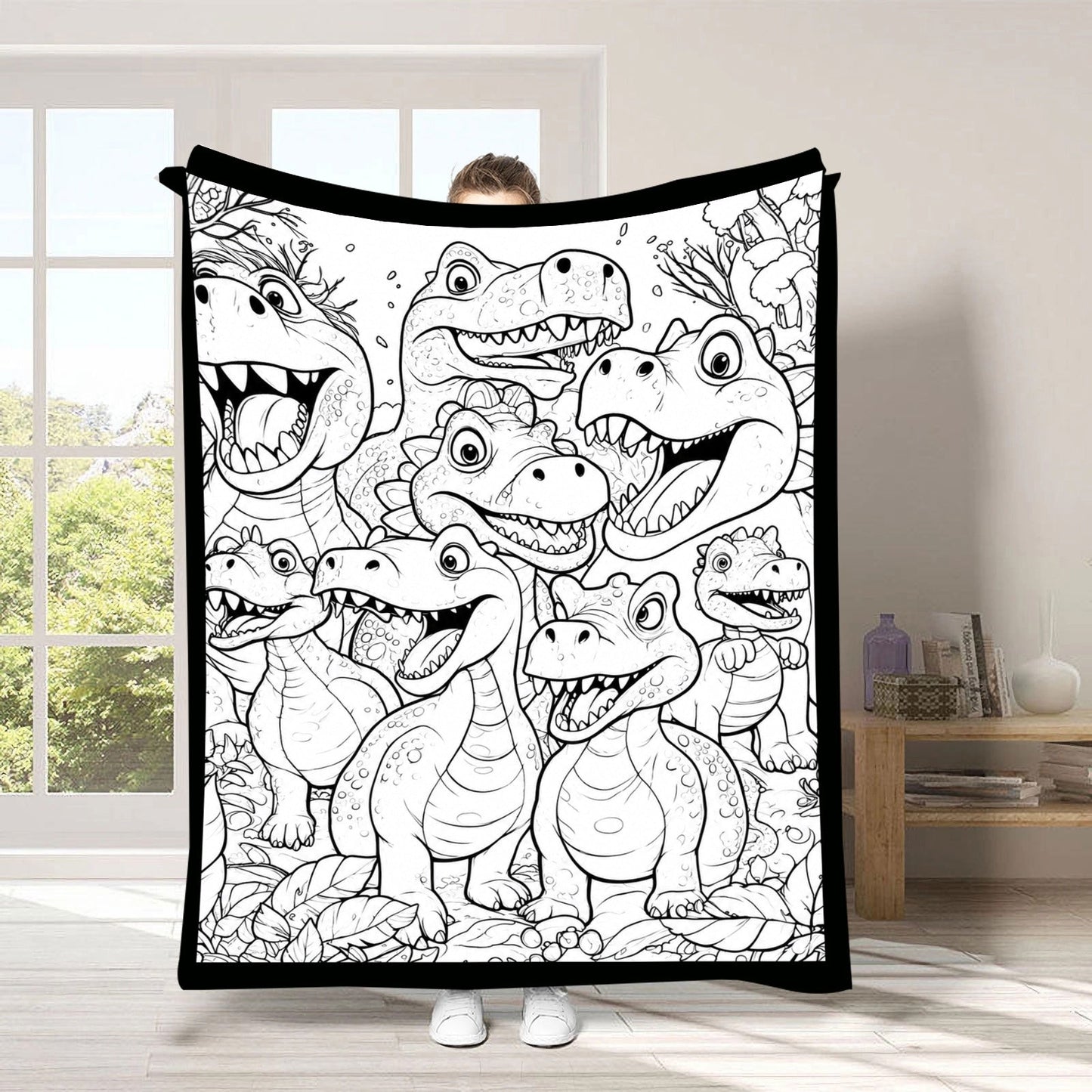 DIY Drawing Blanket – Customizable Plush Doodle & Coloring Blanket