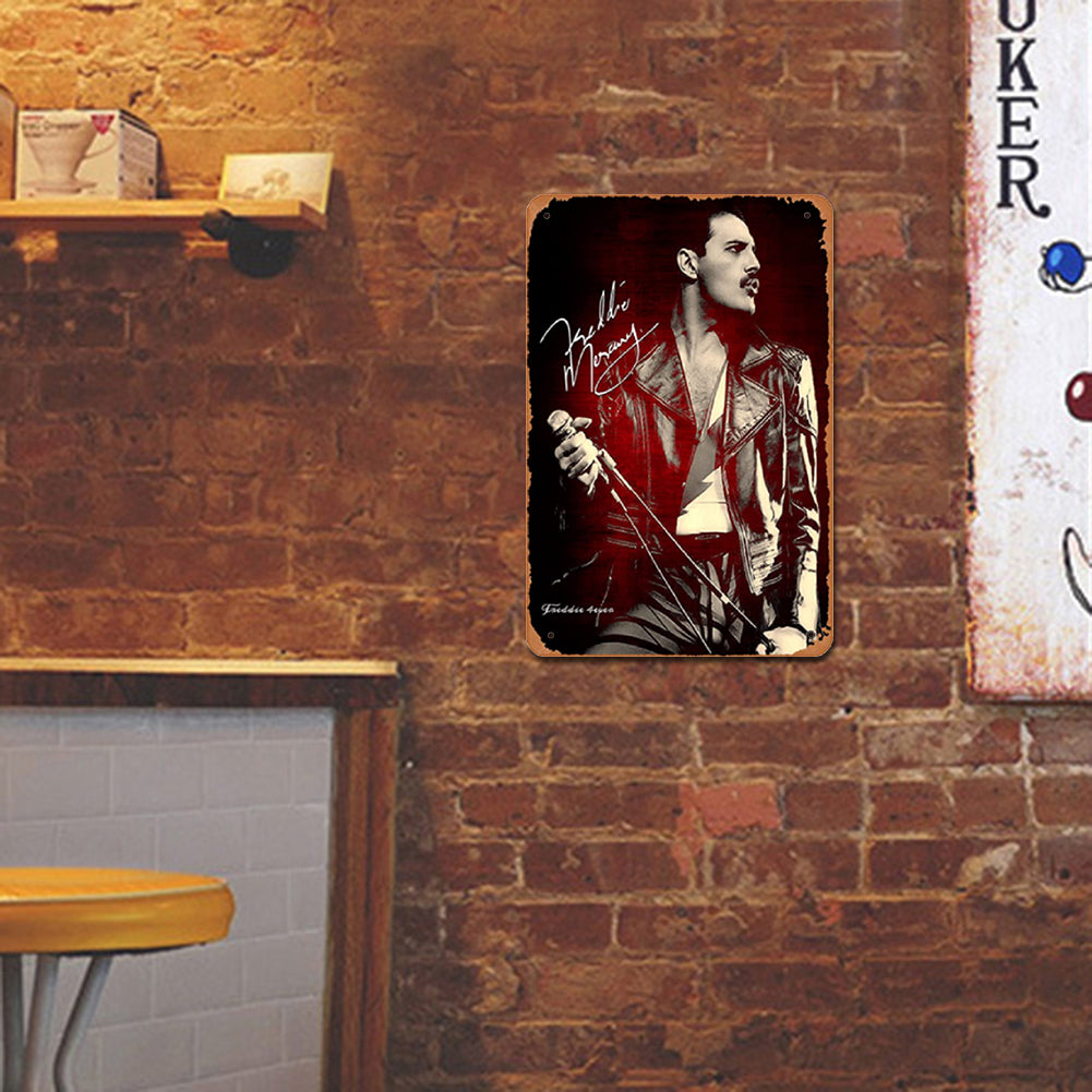 Freddie Mercury - Vintage Metal Signs(8*12Inch) - Music