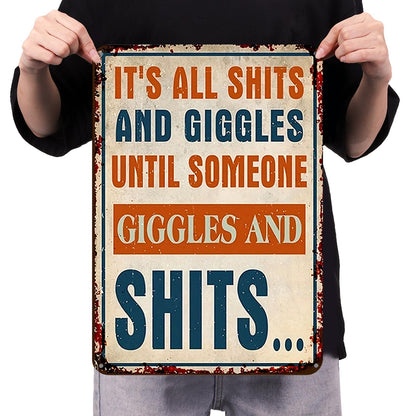 Warning - Metal Tin Signs(8*12Inch/12*16Inch)