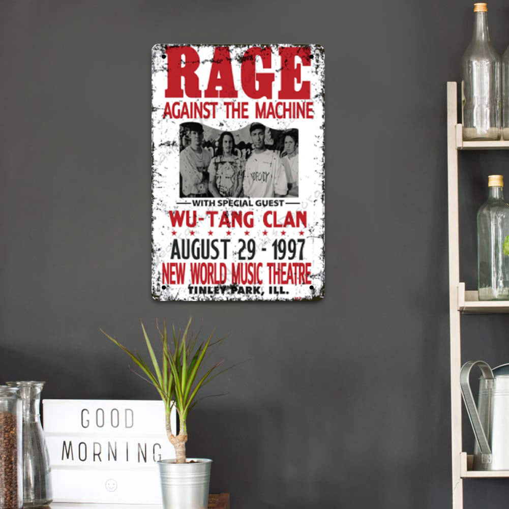 Rage Against the Machine - Vintage Metal Signs(8*12Inch) - Music