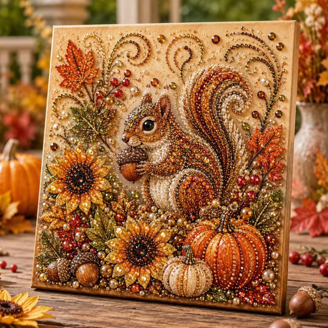 Halloween Ghost Pearl Art DIY Kit – Spooky 3D Diamond Painting