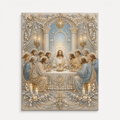 Halloween Ghost Pearl Art DIY Kit – Spooky 3D Diamond Painting
