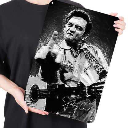 Johnny Cashe Musician - Metal Tin Signs(8*12Inch/12*16Inch)