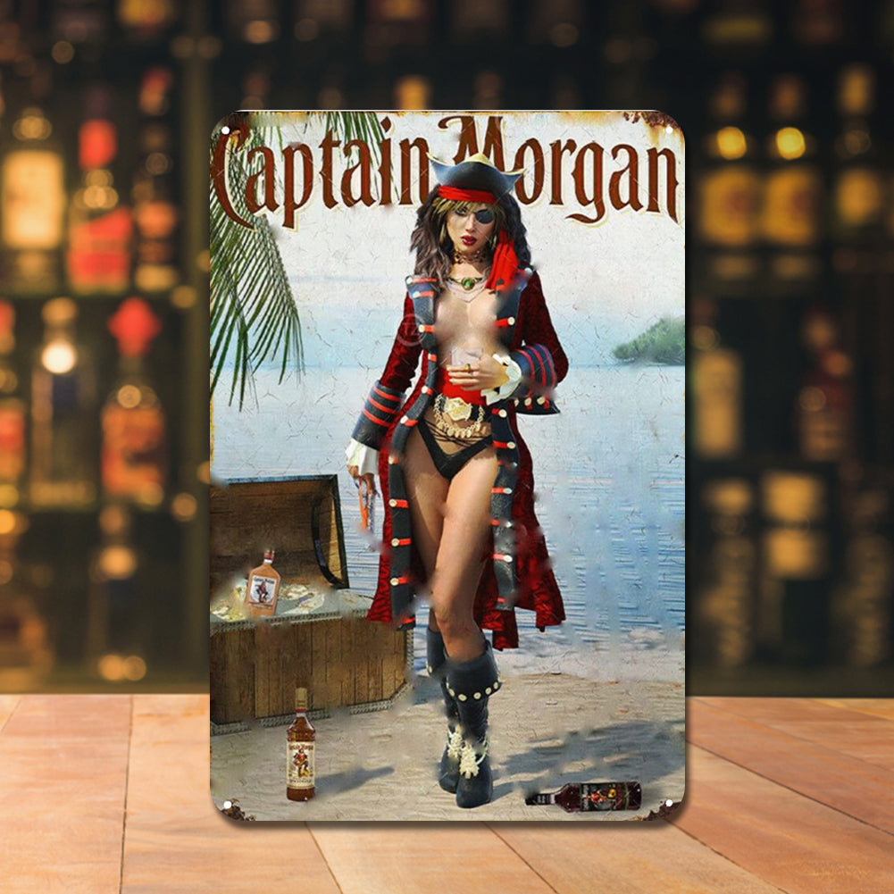 Captain & Lady Morgan - Metal Tin Signs(8*12Inch/12*16Inch) - Bar