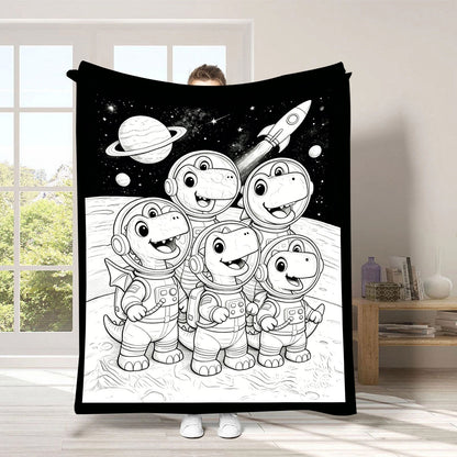 DIY Drawing Blanket – Customizable Plush Doodle & Coloring Blanket