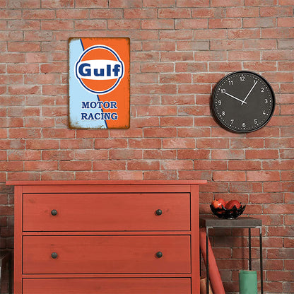 Racing Team Gulf - Vintage Metal Signs(8*12Inch) - Gas
