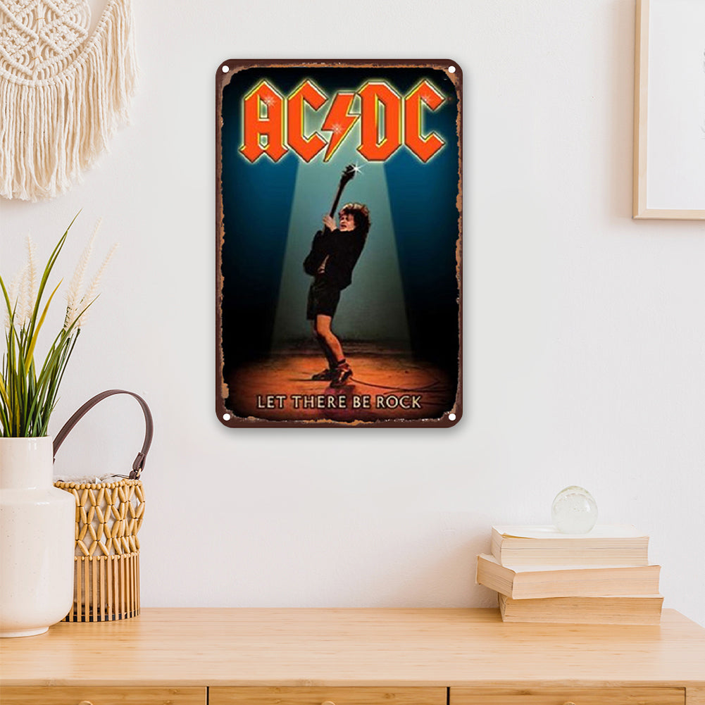 ACDC Orchestra - Vintage Metal Signs(8*12Inch) - Music