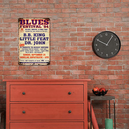 Blues - Vintage Metal Signs(8*12Inch) - Music