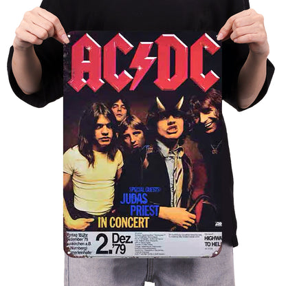 AC/DC - Vintage Metal Signs(12*16Inch) - Music
