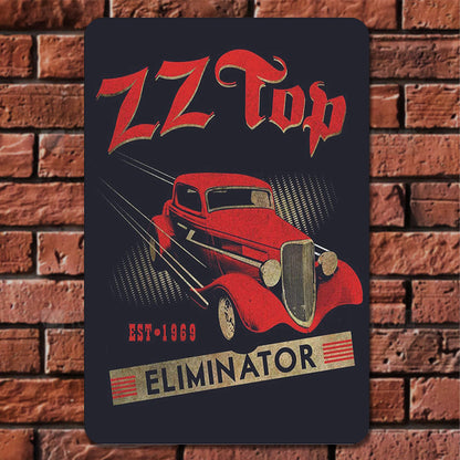 ZZ Top - Vintage Metal Signs(8*12Inch) - Vehicle
