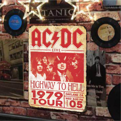 ACDC - Vintage Metal Signs(12*16Inch) - Music