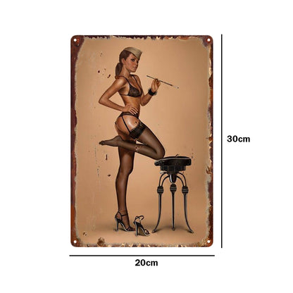 Sexy Woman - Vintage Metal Signs(8*12Inch/12*16Inch)-Pin-up-girls