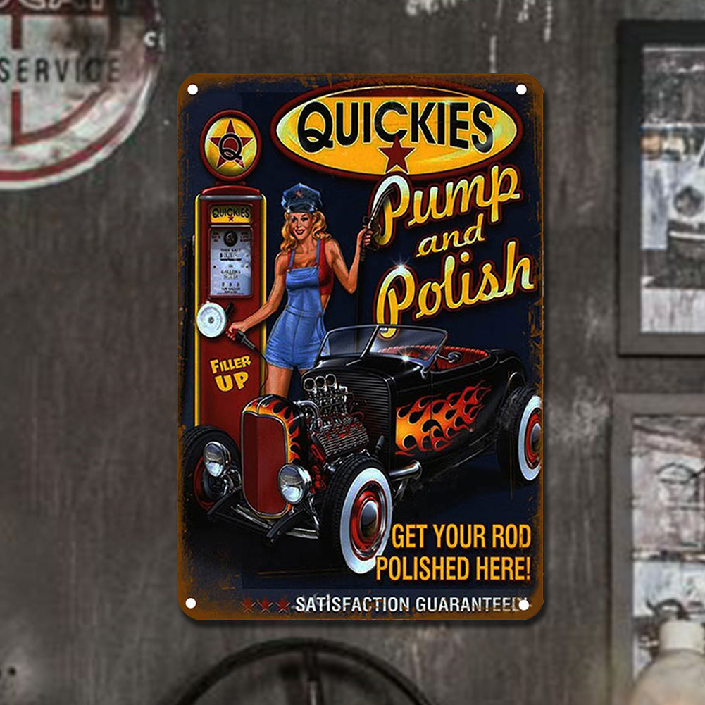 Car Model - Metal Tin Signs(8*12Inch/12*16Inch) - Garage&Transport