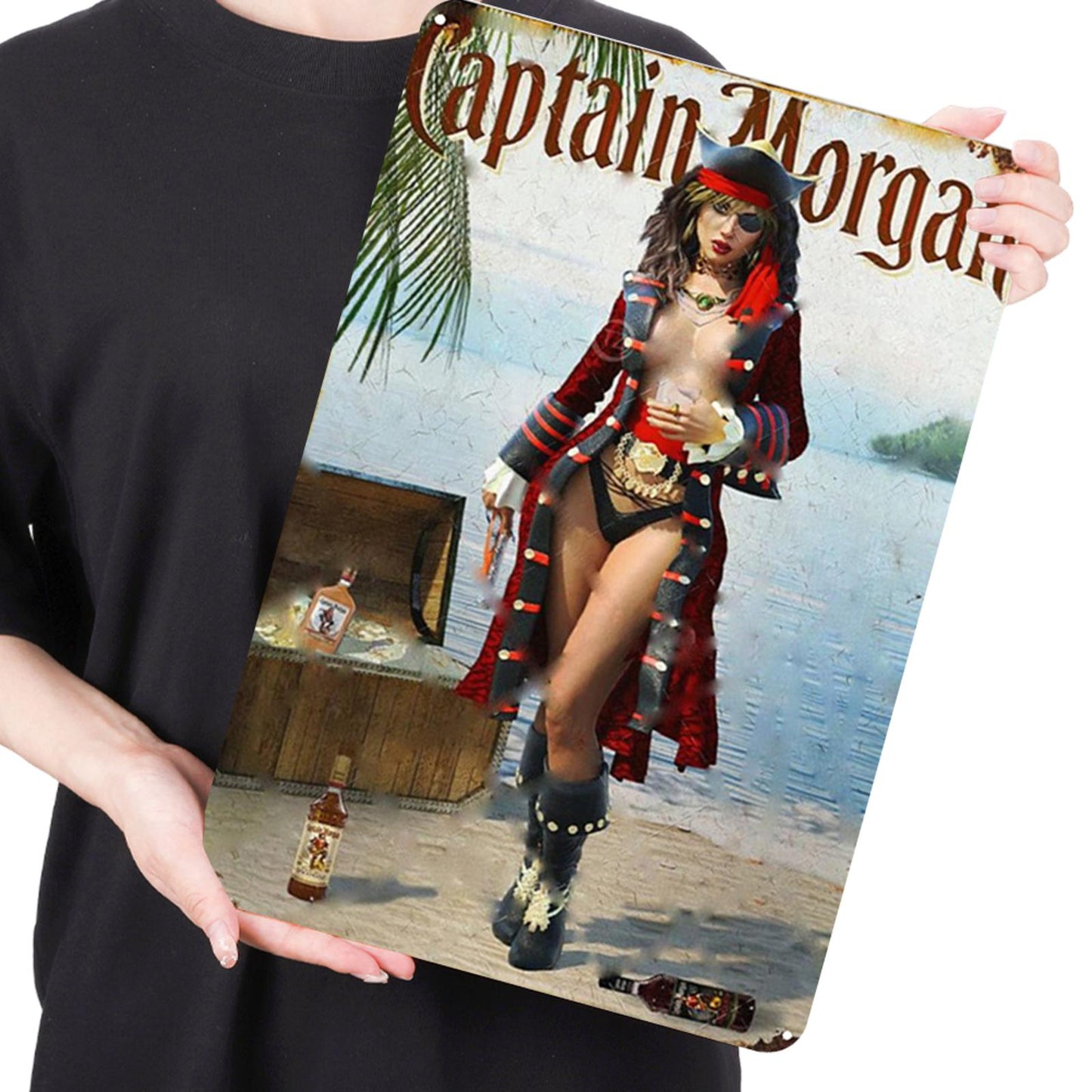 Captain & Lady Morgan - Metal Tin Signs(8*12Inch/12*16Inch) - Bar