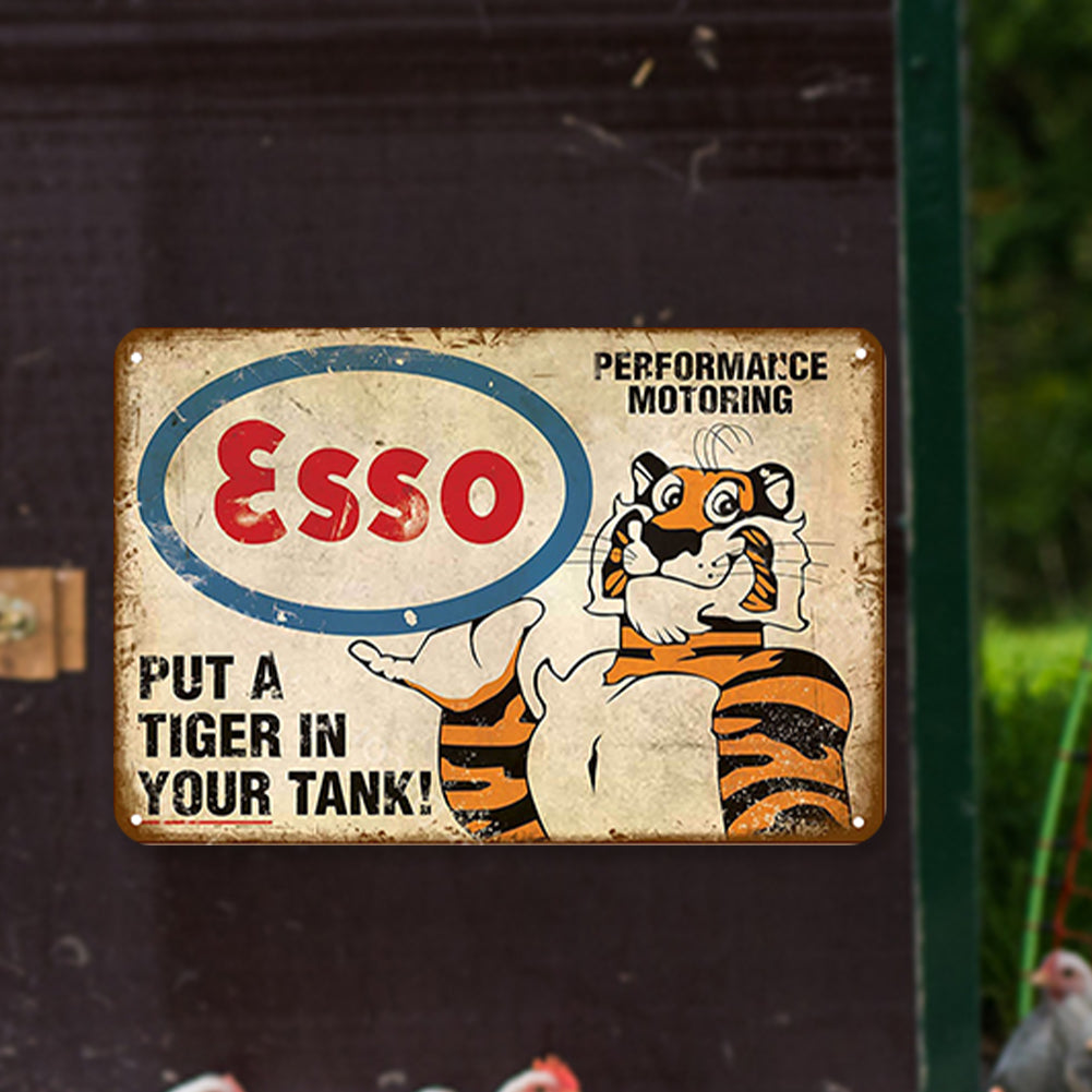 Esso - Vintage Metal Signs(8*12Inch) - Gas