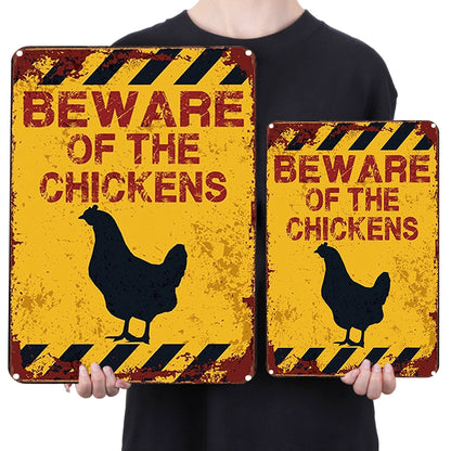 Chicken - Metal Tin Signs(8*12Inch/12*16Inch) - Animal