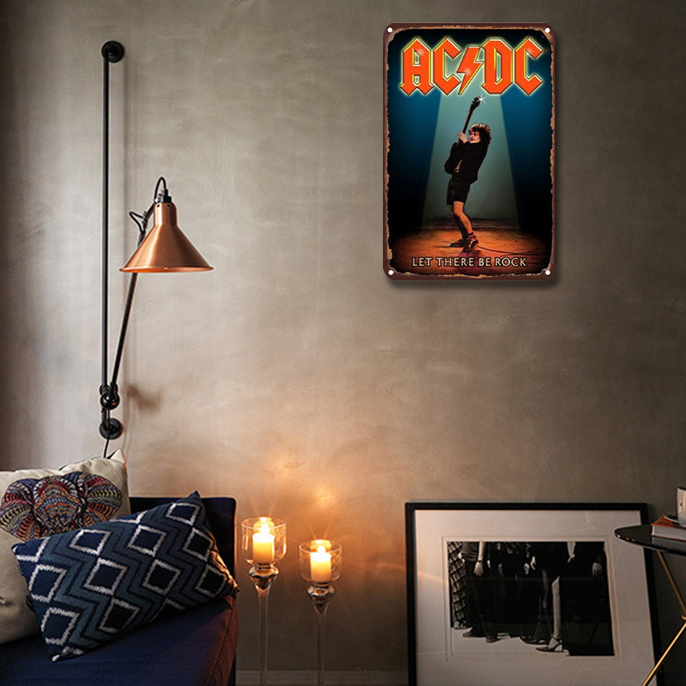 ACDC Orchestra - Vintage Metal Signs(8*12Inch) - Music