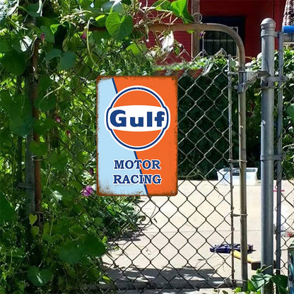 Racing Team Gulf - Vintage Metal Signs(8*12Inch) - Gas