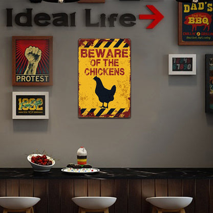 Chicken - Metal Tin Signs(8*12Inch/12*16Inch) - Animal