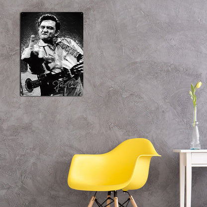 Johnny Cashe Musician - Metal Tin Signs(8*12Inch/12*16Inch)