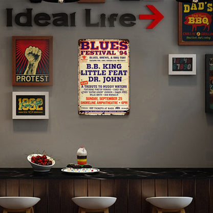 Blues - Vintage Metal Signs(8*12Inch) - Music