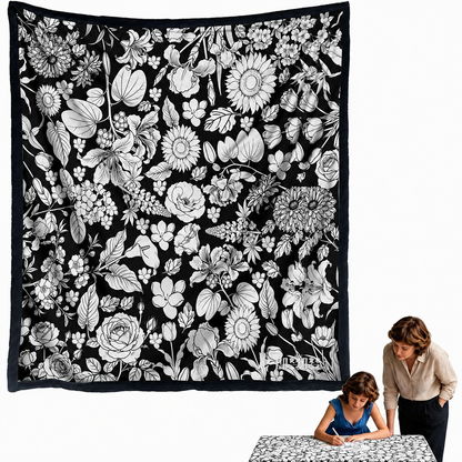 DIY Drawing Blanket – Customizable Plush Doodle & Coloring Blanket