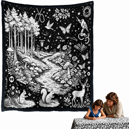 DIY Drawing Blanket – Customizable Plush Doodle & Coloring Blanket