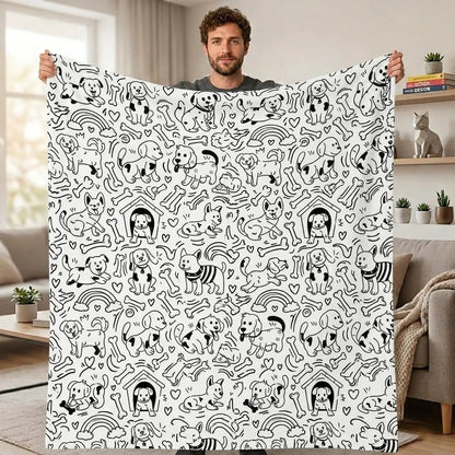 DIY Drawing Blanket – Customizable Plush Doodle & Coloring Blanket