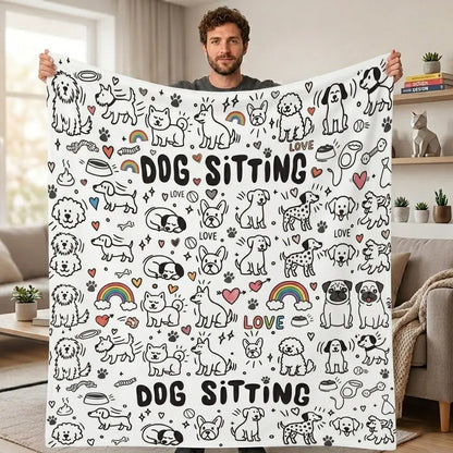 DIY Drawing Blanket – Customizable Plush Doodle & Coloring Blanket