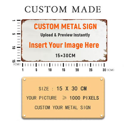 Customize Photo Vintage Metal Signs