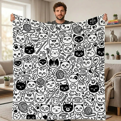 DIY Drawing Blanket – Customizable Plush Doodle & Coloring Blanket