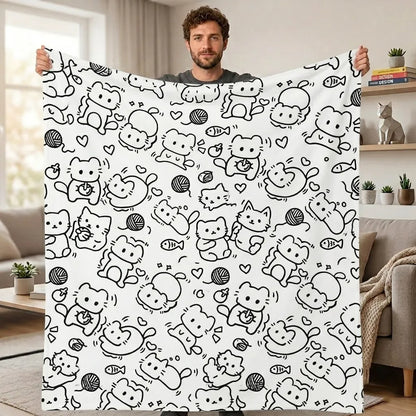 DIY Drawing Blanket – Customizable Plush Doodle & Coloring Blanket
