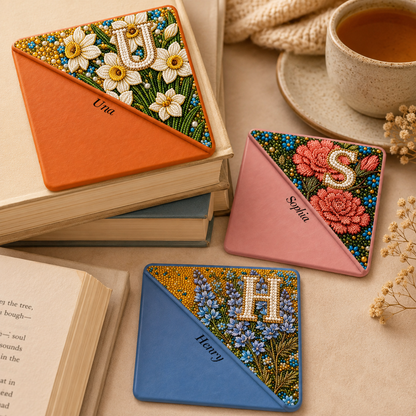 Personalized Initial Four Seasons Diamond Painting Corner Bookmark Kit