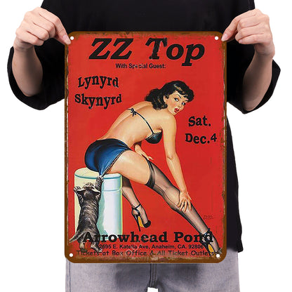 Girl - Metal Tin Signs(8*12Inch/12*16Inch) - Garage