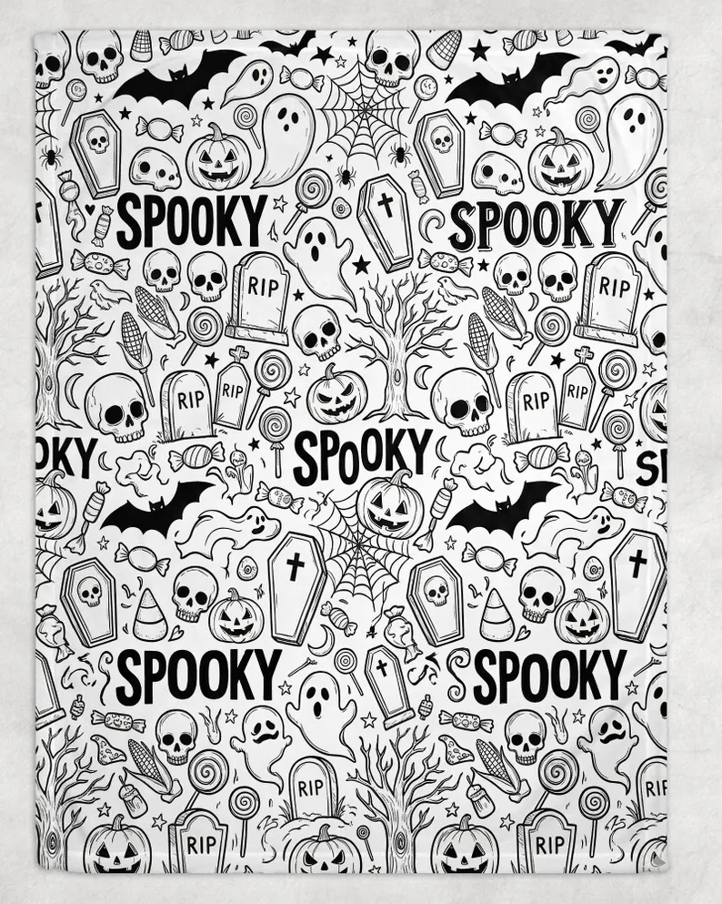 DIY Drawing Blanket – Customizable Plush Doodle & Coloring Blanket