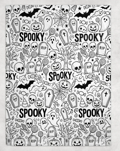 DIY Drawing Blanket – Customizable Plush Doodle & Coloring Blanket