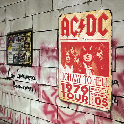 ACDC - Vintage Metal Signs(12*16Inch) - Music