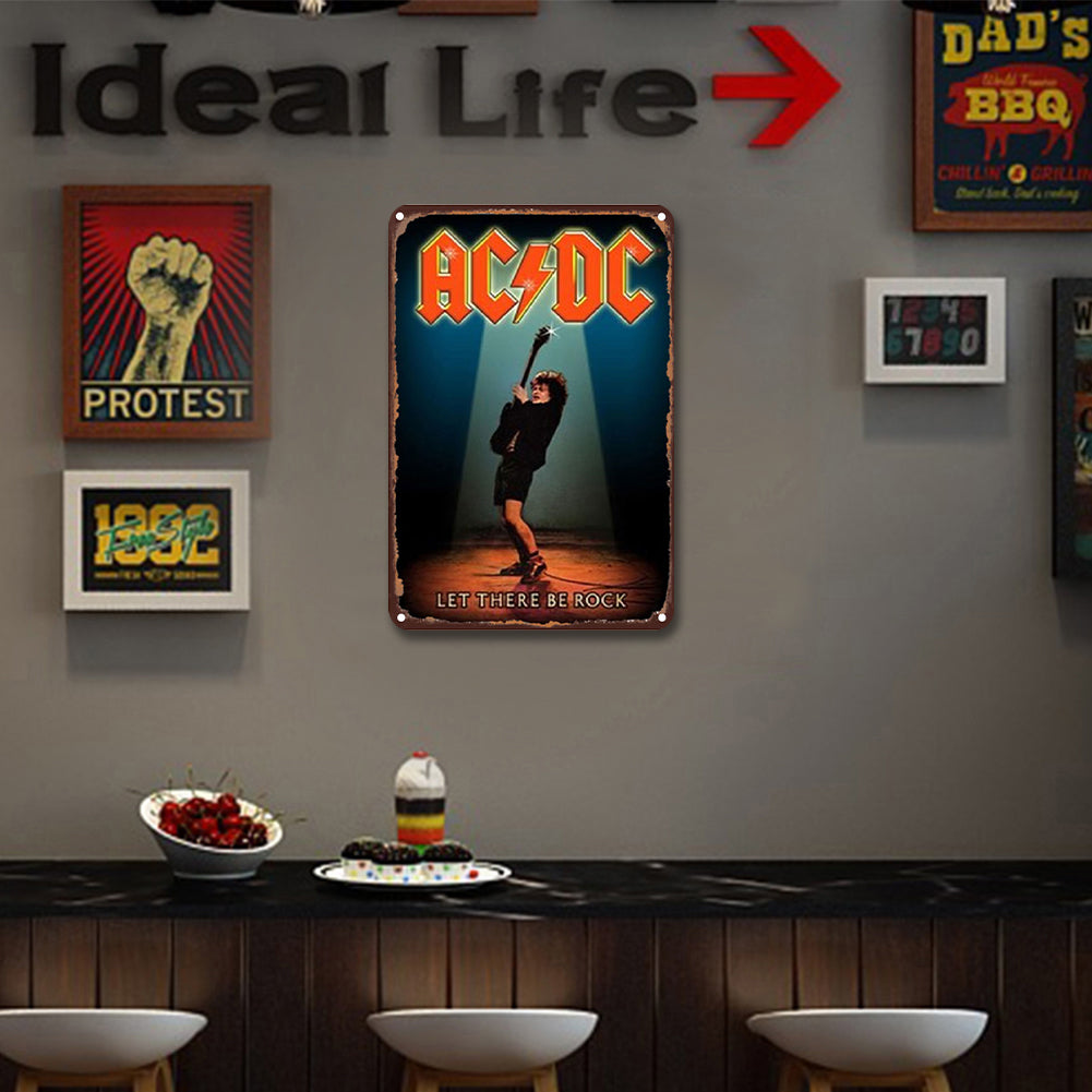 ACDC Orchestra - Vintage Metal Signs(8*12Inch) - Music