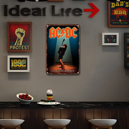 ACDC Orchestra - Vintage Metal Signs(8*12Inch) - Music