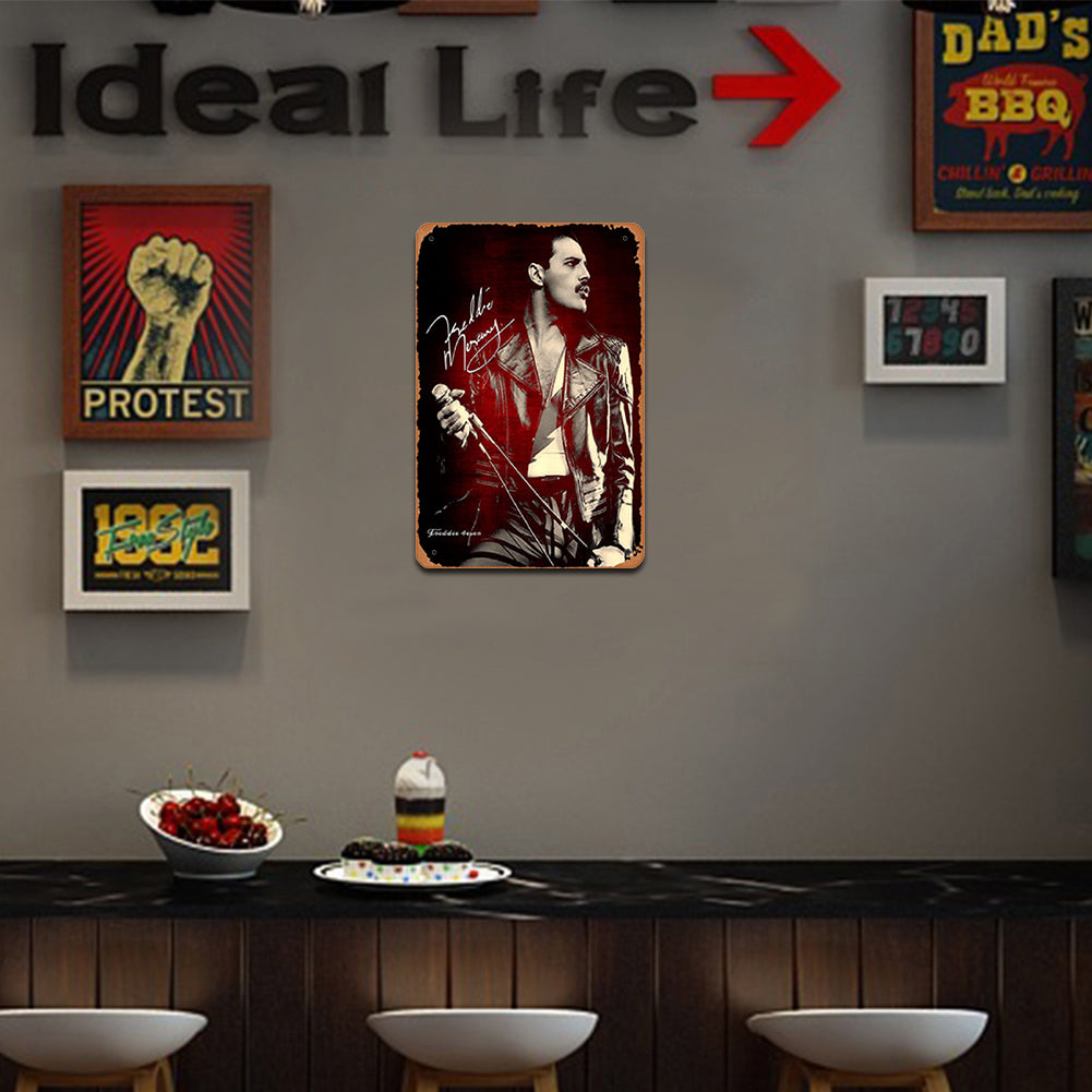 Freddie Mercury - Vintage Metal Signs(8*12Inch) - Music
