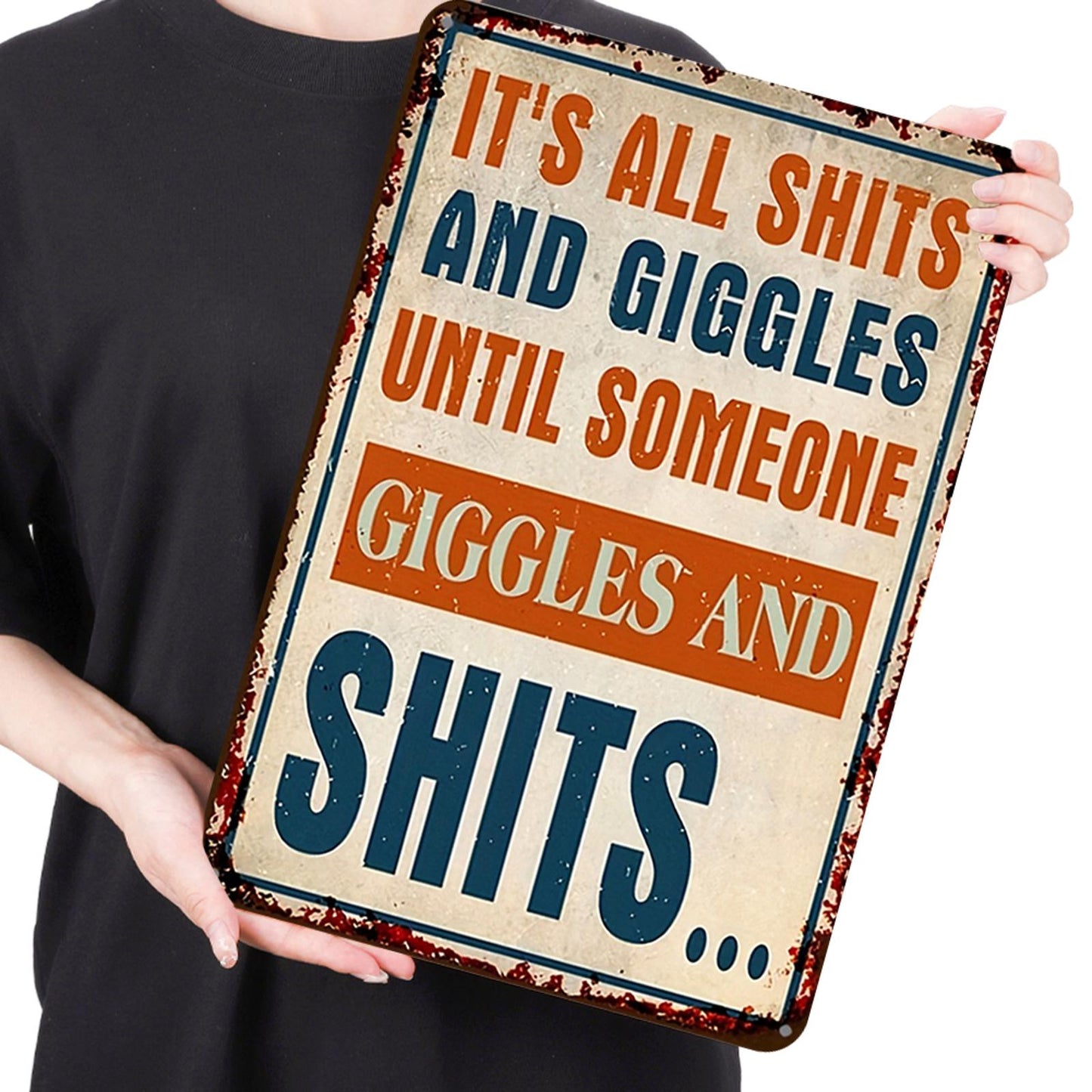 Warning - Metal Tin Signs(8*12Inch/12*16Inch)