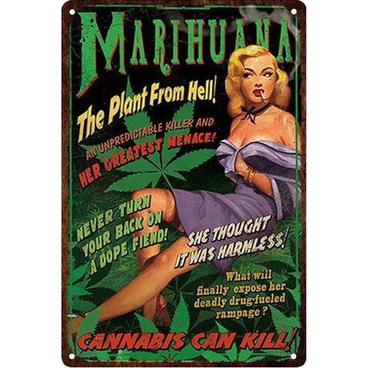 Sexy Girl - Vintage Metal Signs(12*16Inch)-Pin-up-girls
